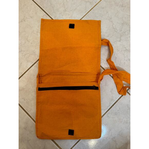 Orange Indian Mirrored Embroidered Tote Bag - Picture 10 of 10